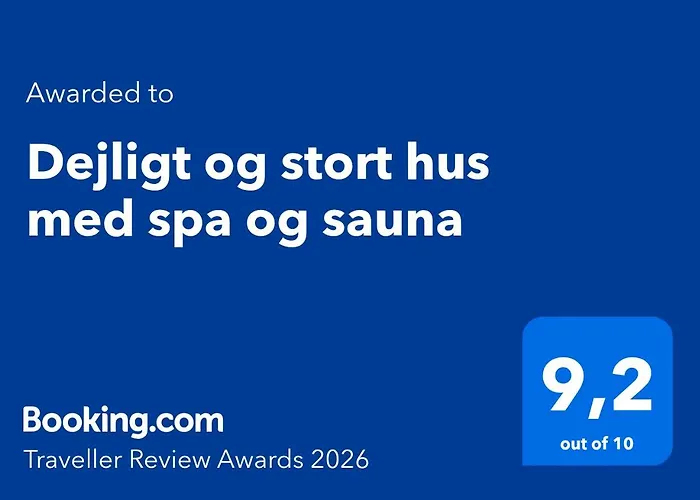 Дом отдыха Dejligt Og Stort Hus Med Og Sauna *